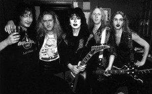 Foto: Ulf Magnusson En klassisk sättning: fr.v Johan Kihlberg, Thomas Vikström, Vinnie Vincent, Mats Vassfjord och Anders Ringman.