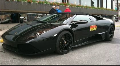 kiss lamborgini