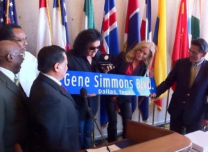Gene Simmons key to the city