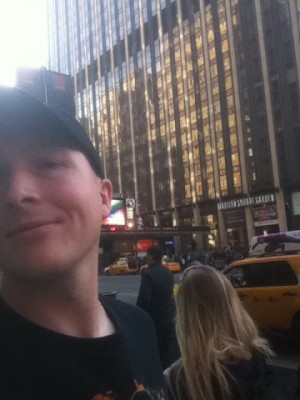 Larsen framför Madison Square Garden
