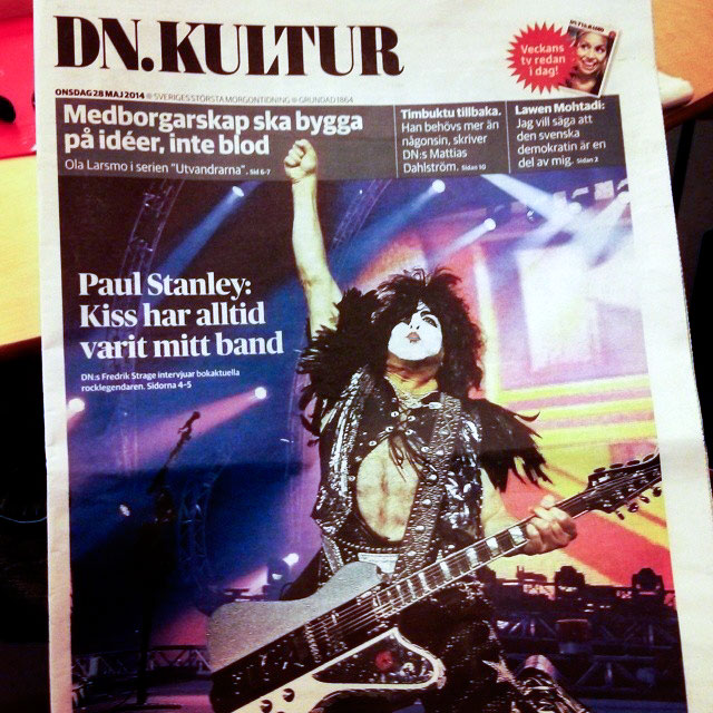 DN.Kultur intervjuar Paul Stanley