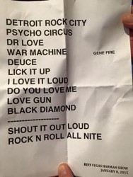 Setlist 2015