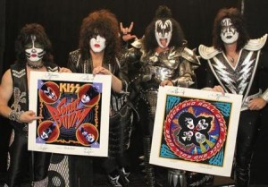 Signerade ”Limited Edition Print’s”av Kiss